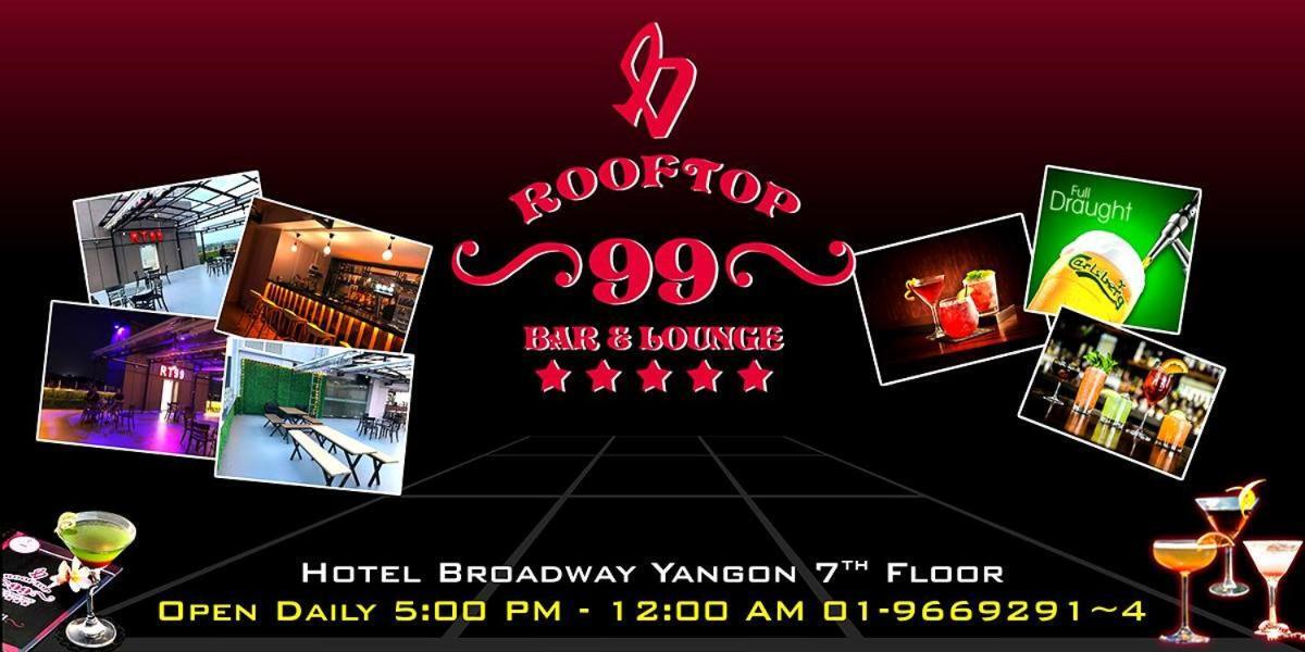 Hotel Broadway Yangon Exterior foto